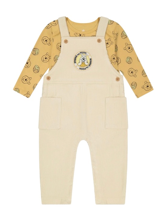 Winnie-the-Pooh Other - Disney Winnie the Pooh Corduroy Overalls Outfit